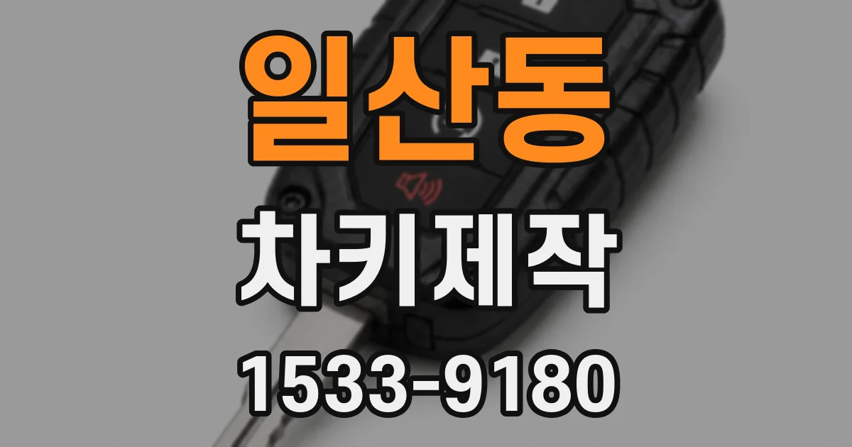 일산동 차키제작