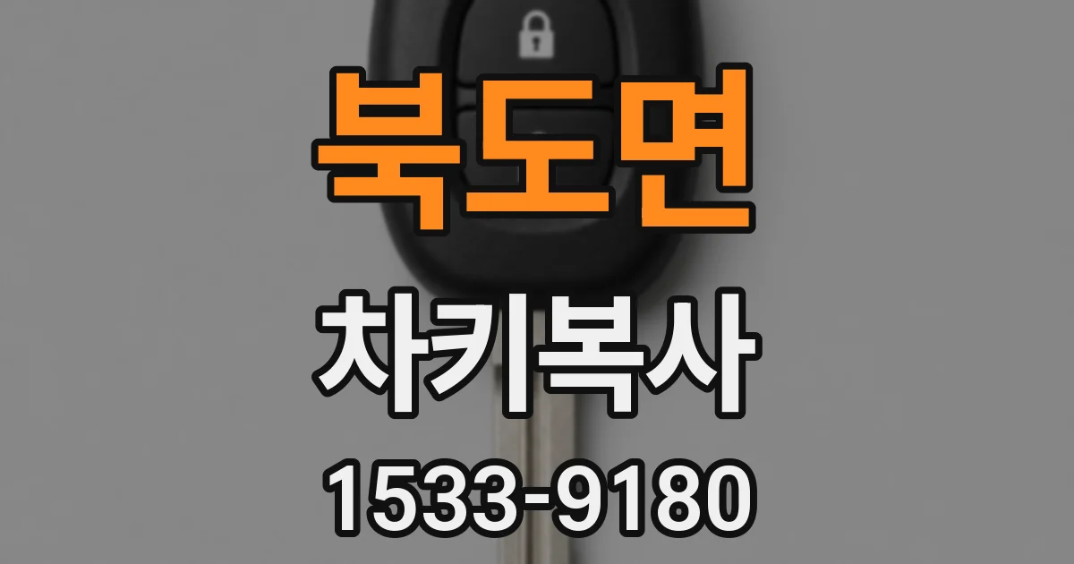 북도면 차키복사