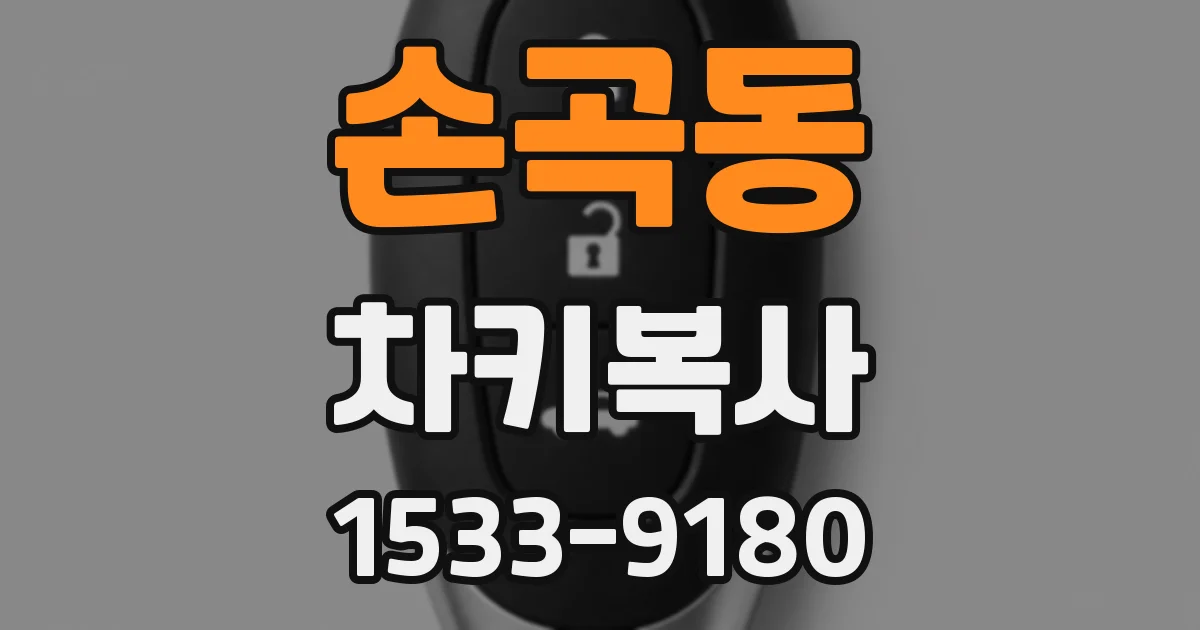 손곡동 차키복사