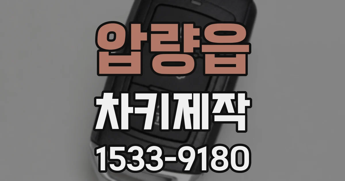 압량읍 차키제작