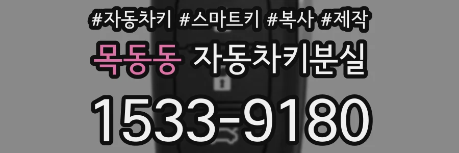 목동동 자동차키분실