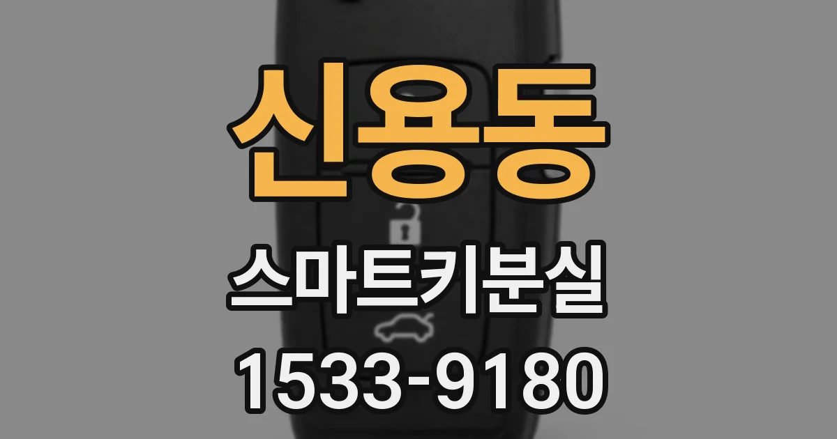 신용동 스마트키분실