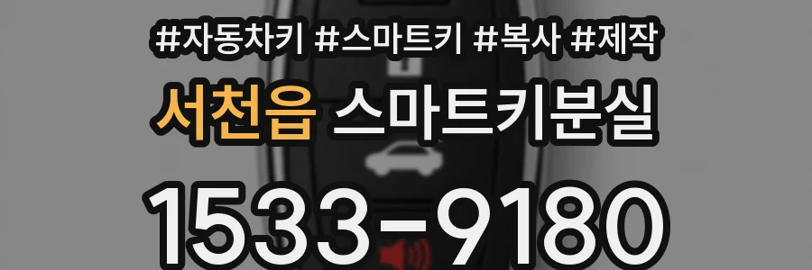 서천읍 스마트키분실