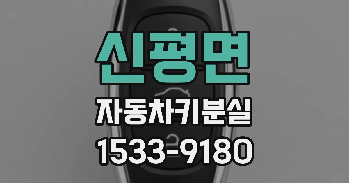 신평면 자동차키분실