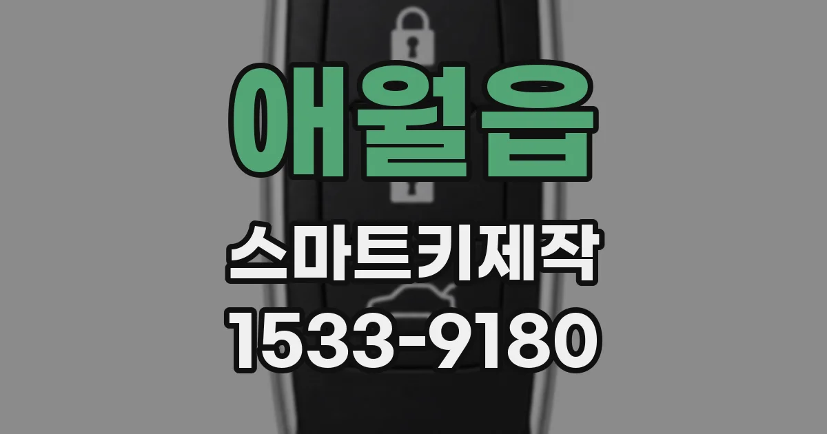 애월읍 스마트키제작