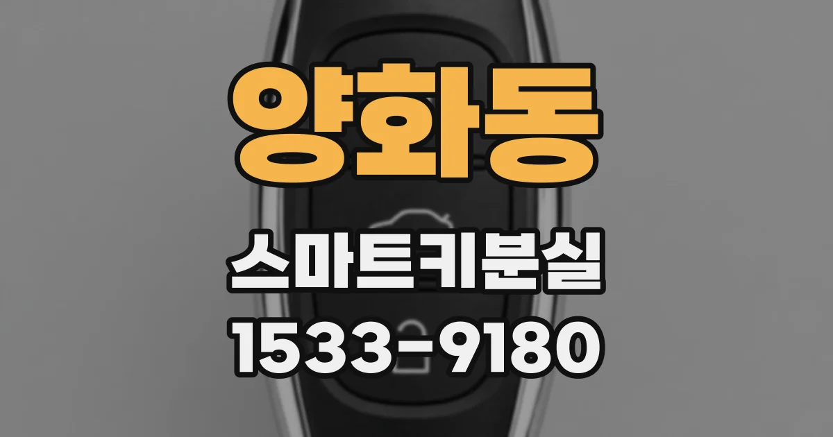 양화동 스마트키분실