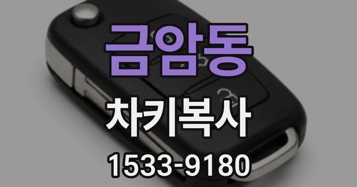 금암동 차키복사