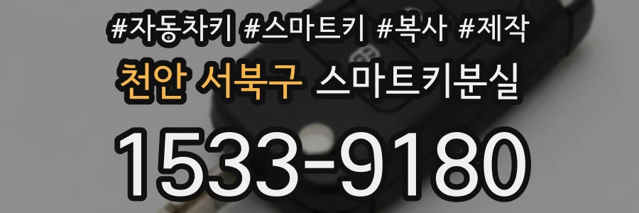 천안 서북구 스마트키분실