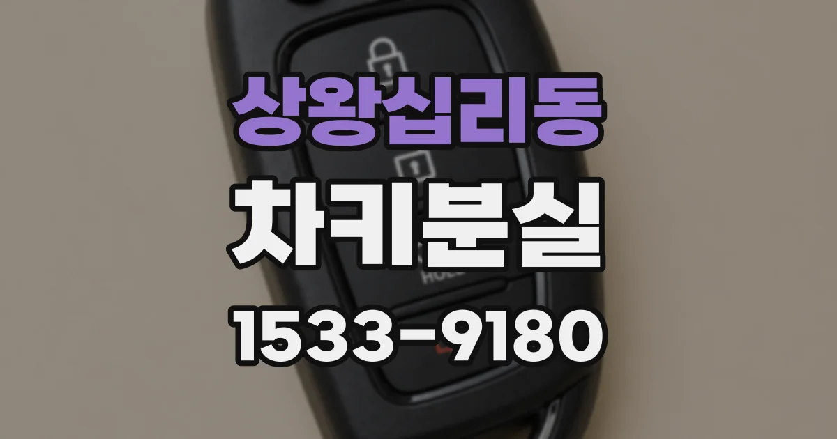 상왕십리동 차키분실