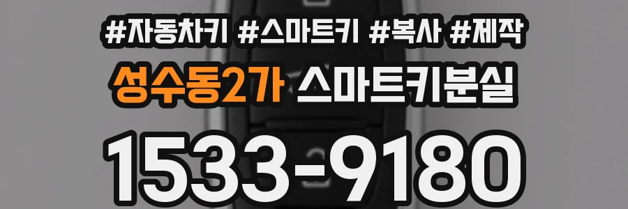 성수동2가 스마트키분실