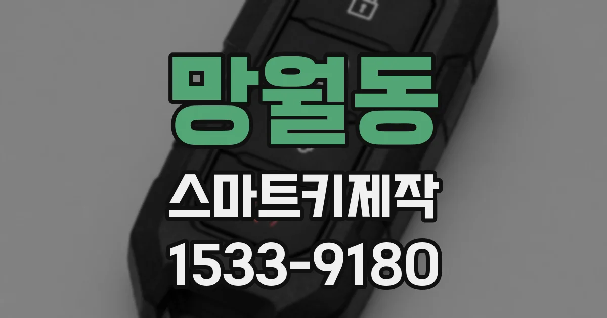 망월동 스마트키제작