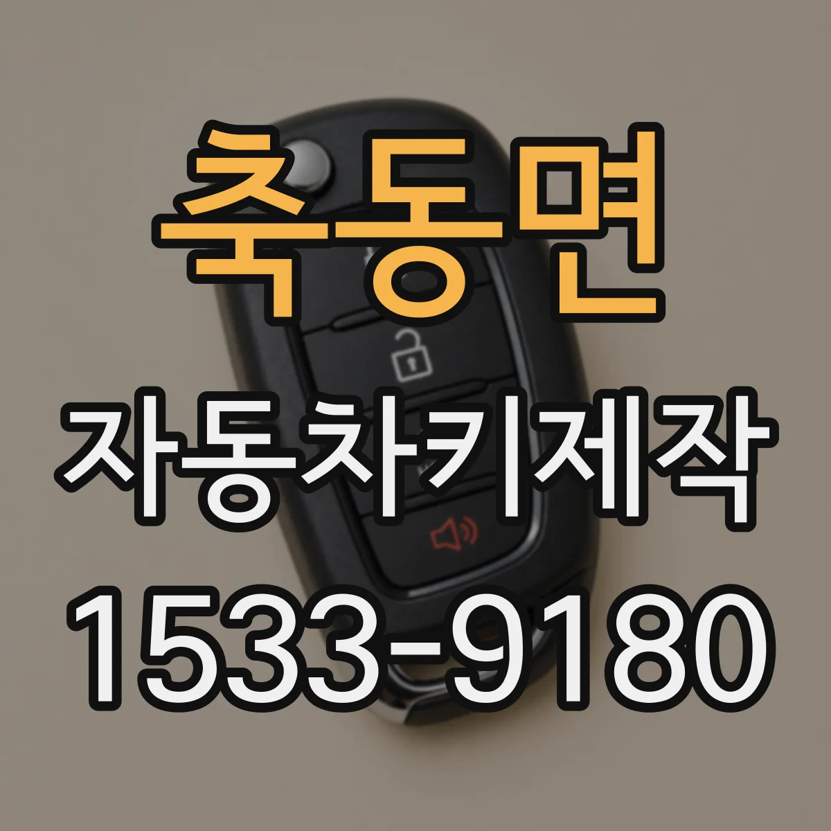 축동면 자동차키제작