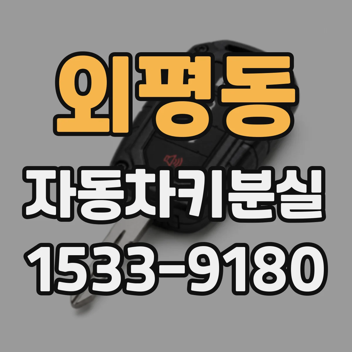 외평동 자동차키분실