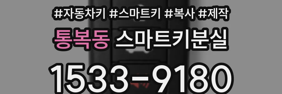 통복동 스마트키분실