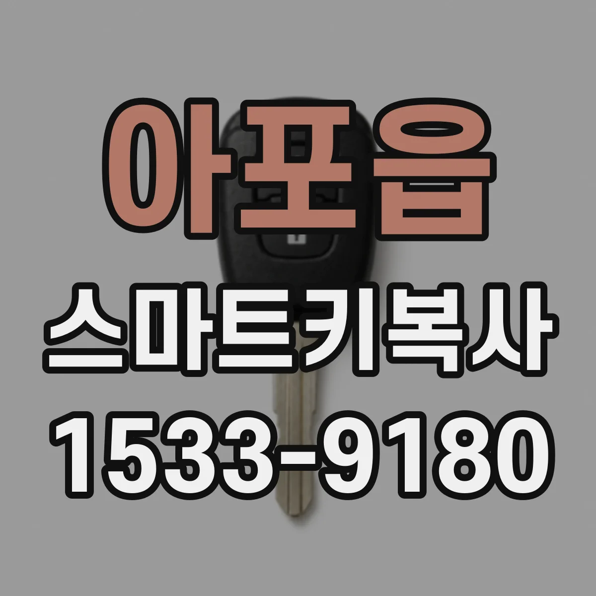 아포읍 스마트키복사
