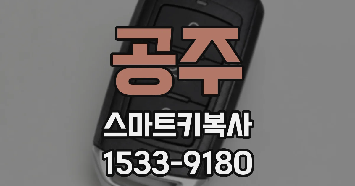 공주 스마트키복사