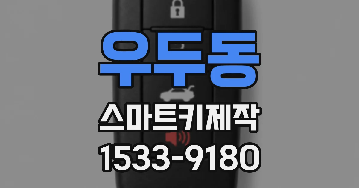 우두동 스마트키제작