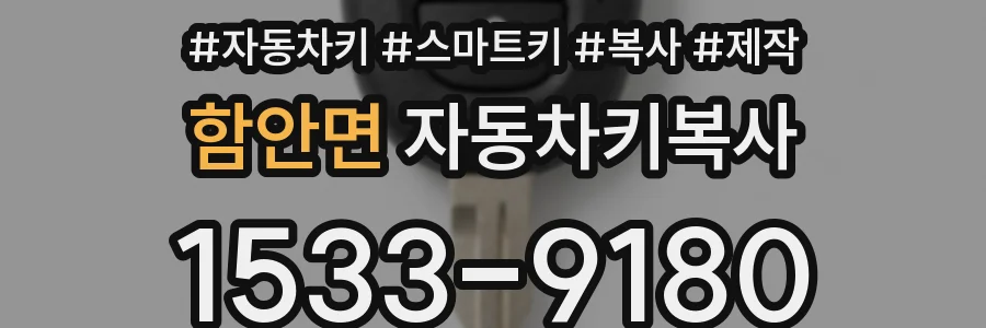 함안면 자동차키복사