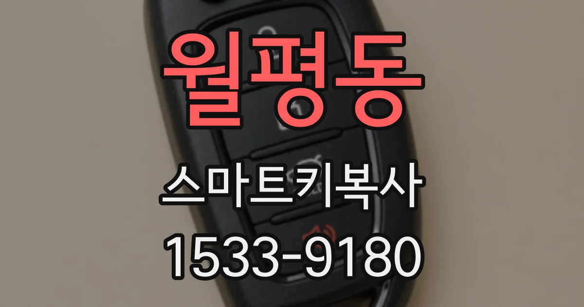 월평동 스마트키복사