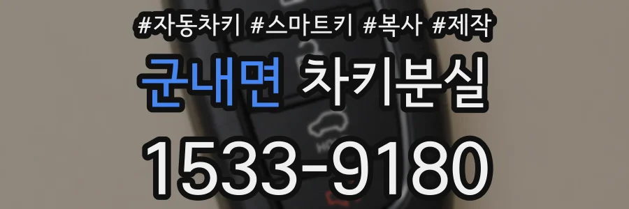 군내면 차키분실