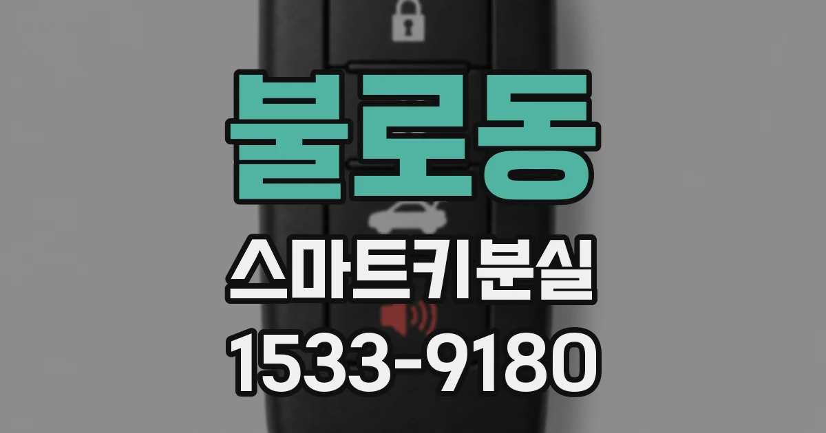 불로동 스마트키분실