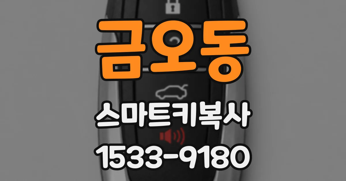 금오동 스마트키복사