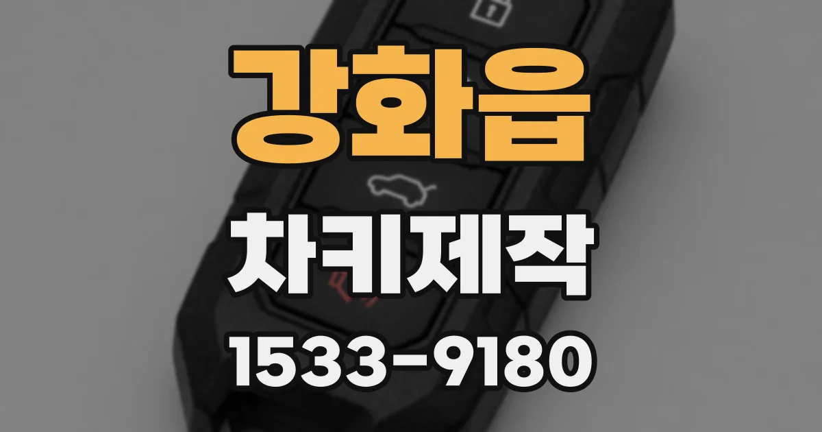 강화읍 차키제작