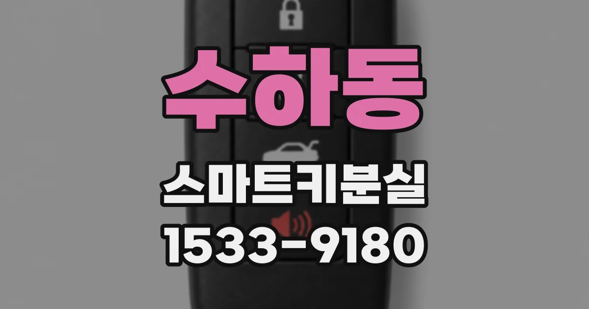 수하동 스마트키분실