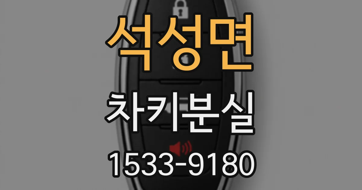 석성면 차키분실