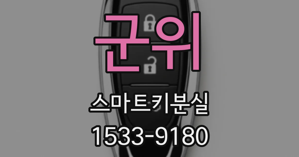 군위 스마트키분실