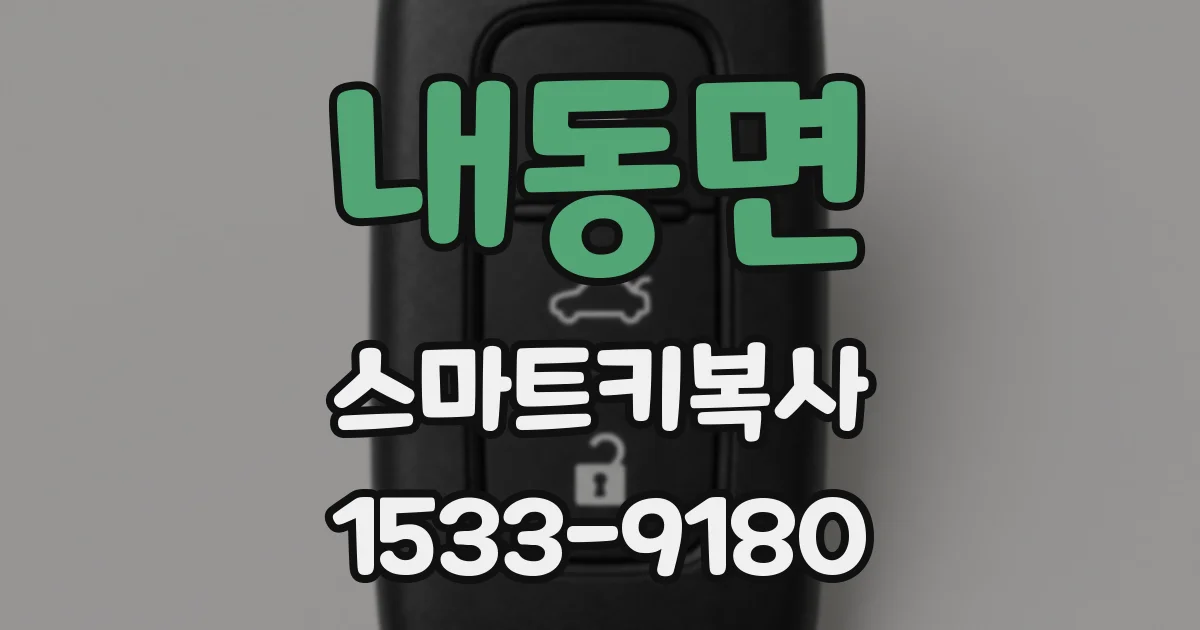 내동면 스마트키복사
