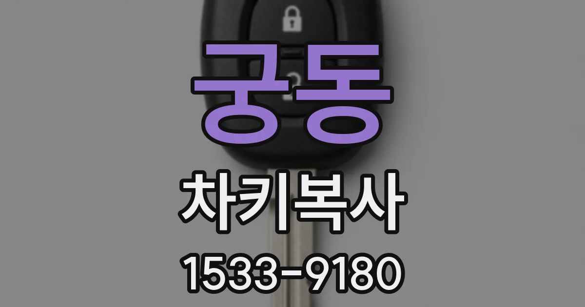 궁동 차키복사