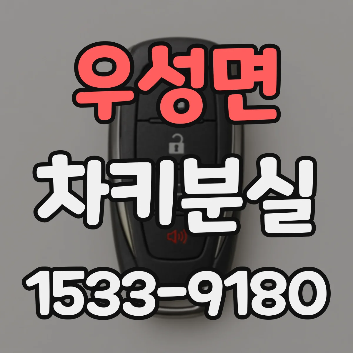 우성면 차키분실