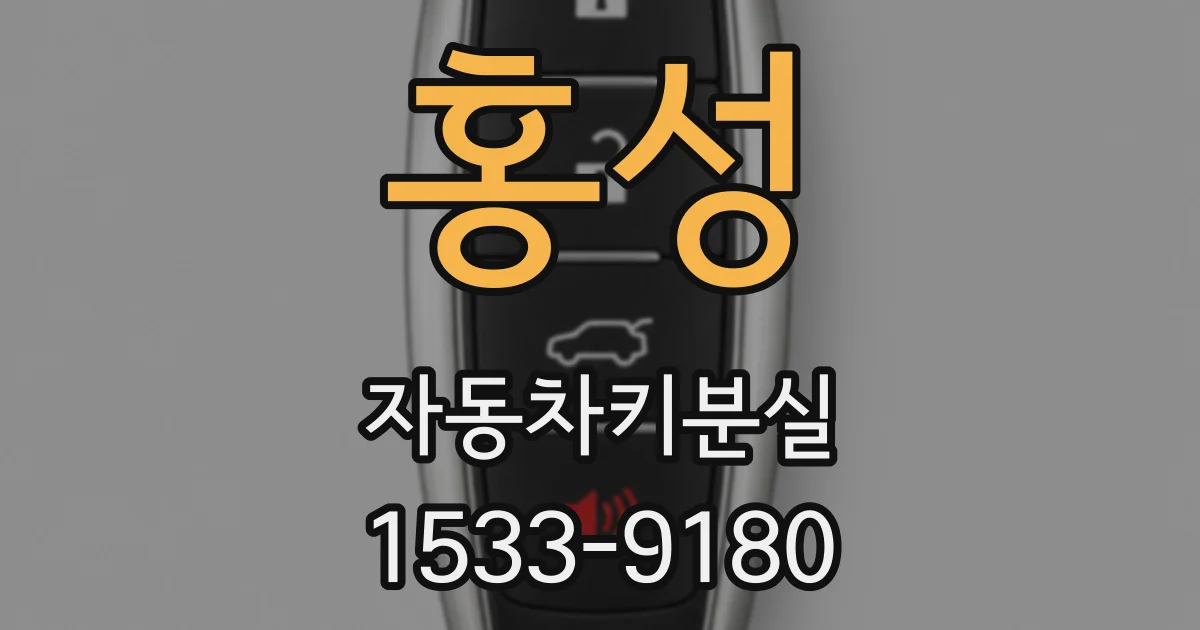 홍성 자동차키분실