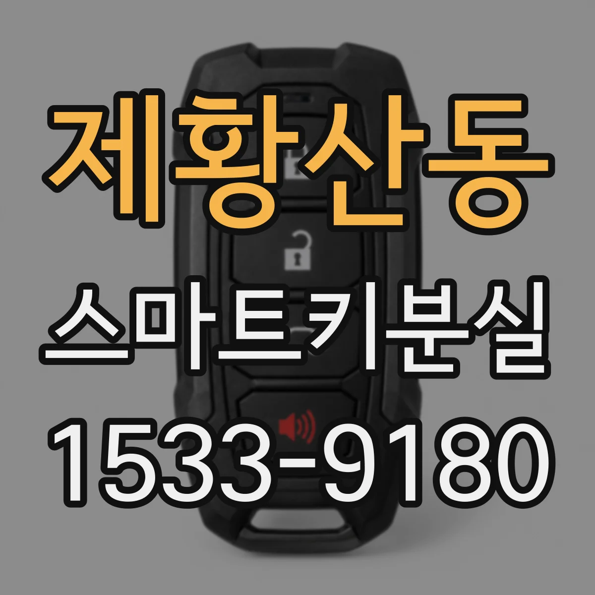제황산동 스마트키분실