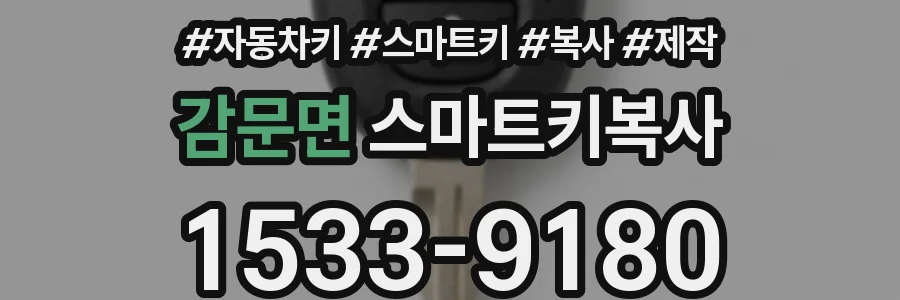 감문면 스마트키복사