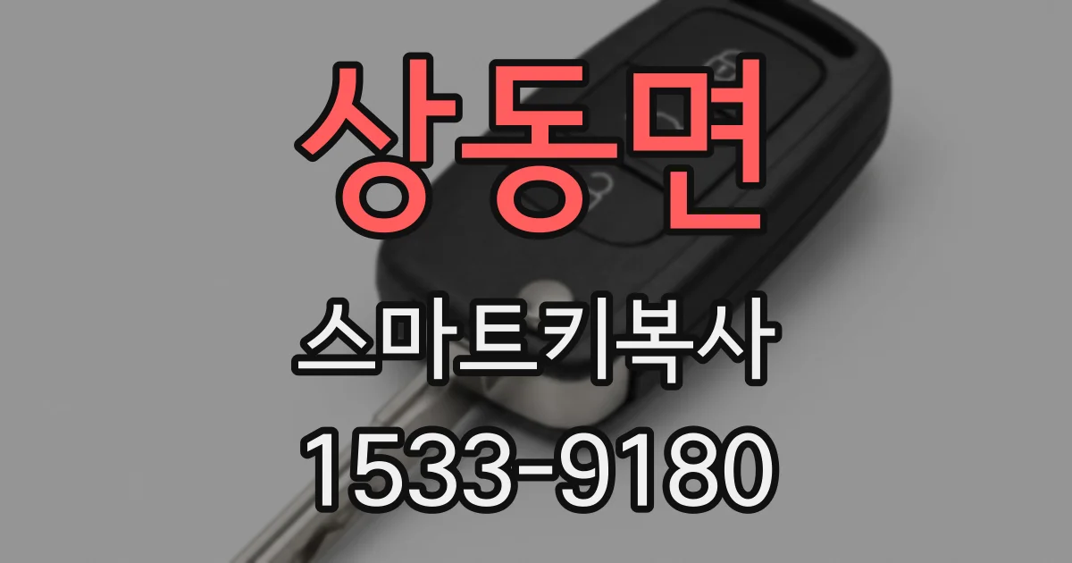 상동면 스마트키복사