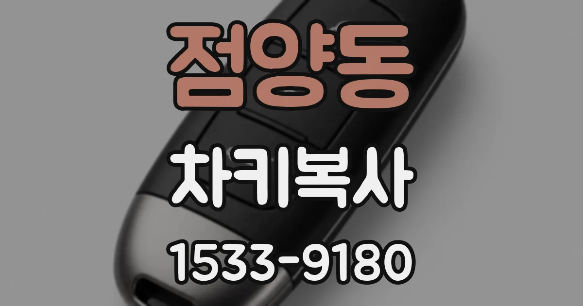 점양동 차키복사
