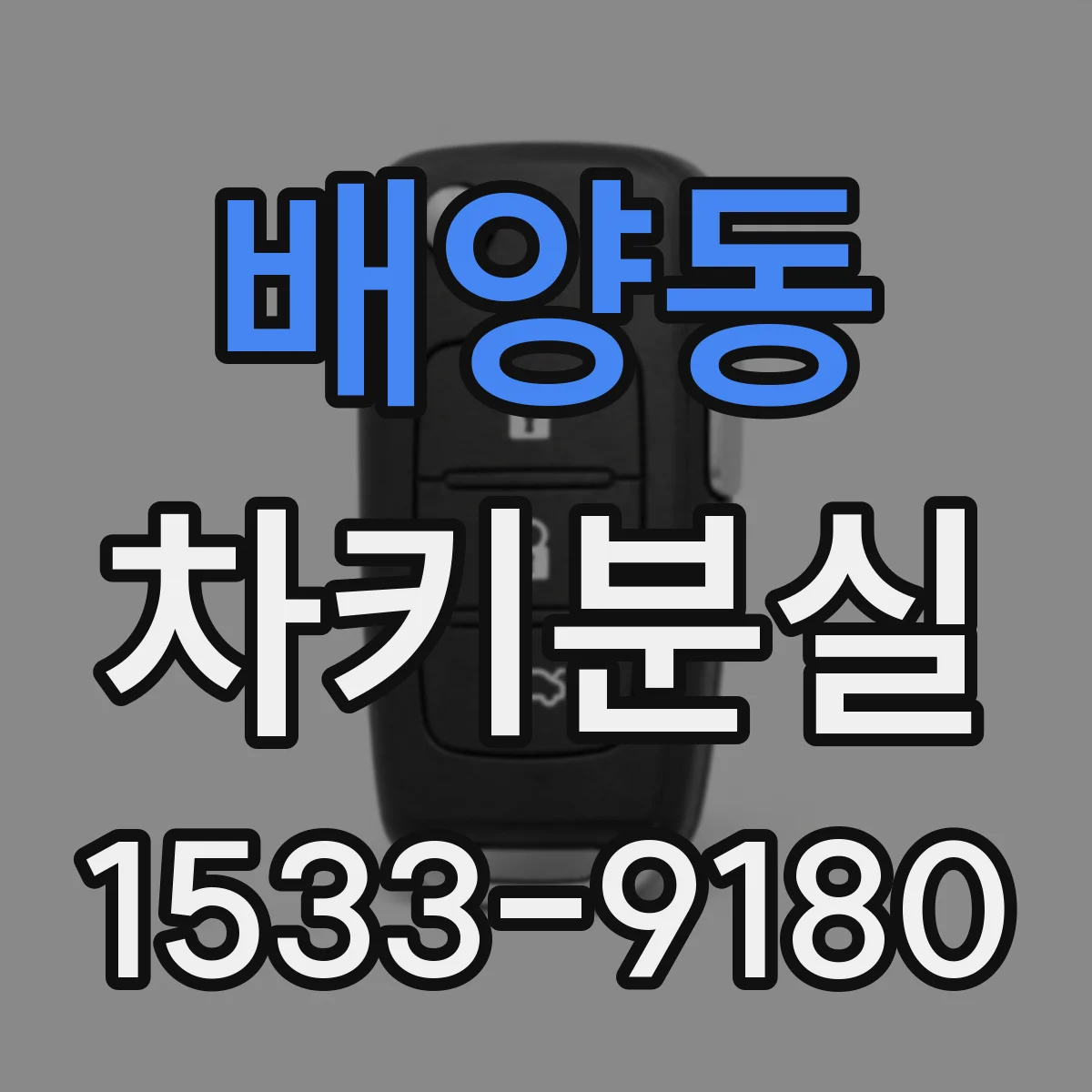 배양동 차키분실