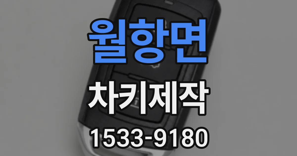 월항면 차키제작