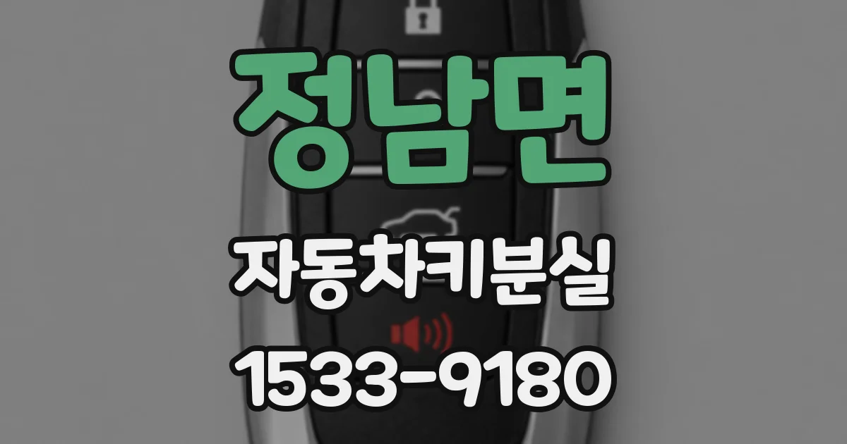 정남면 자동차키분실