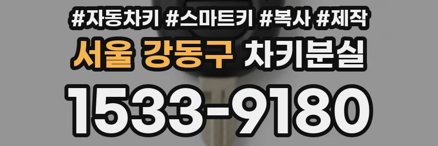 서울 강동구 차키분실