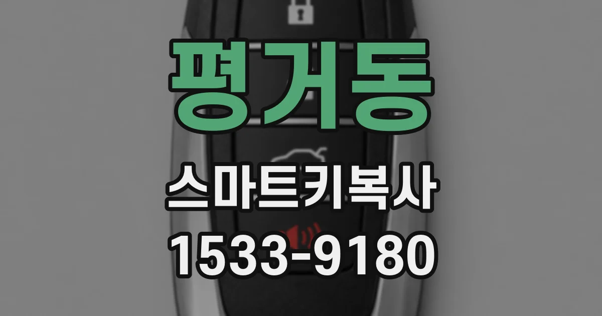 평거동 스마트키복사