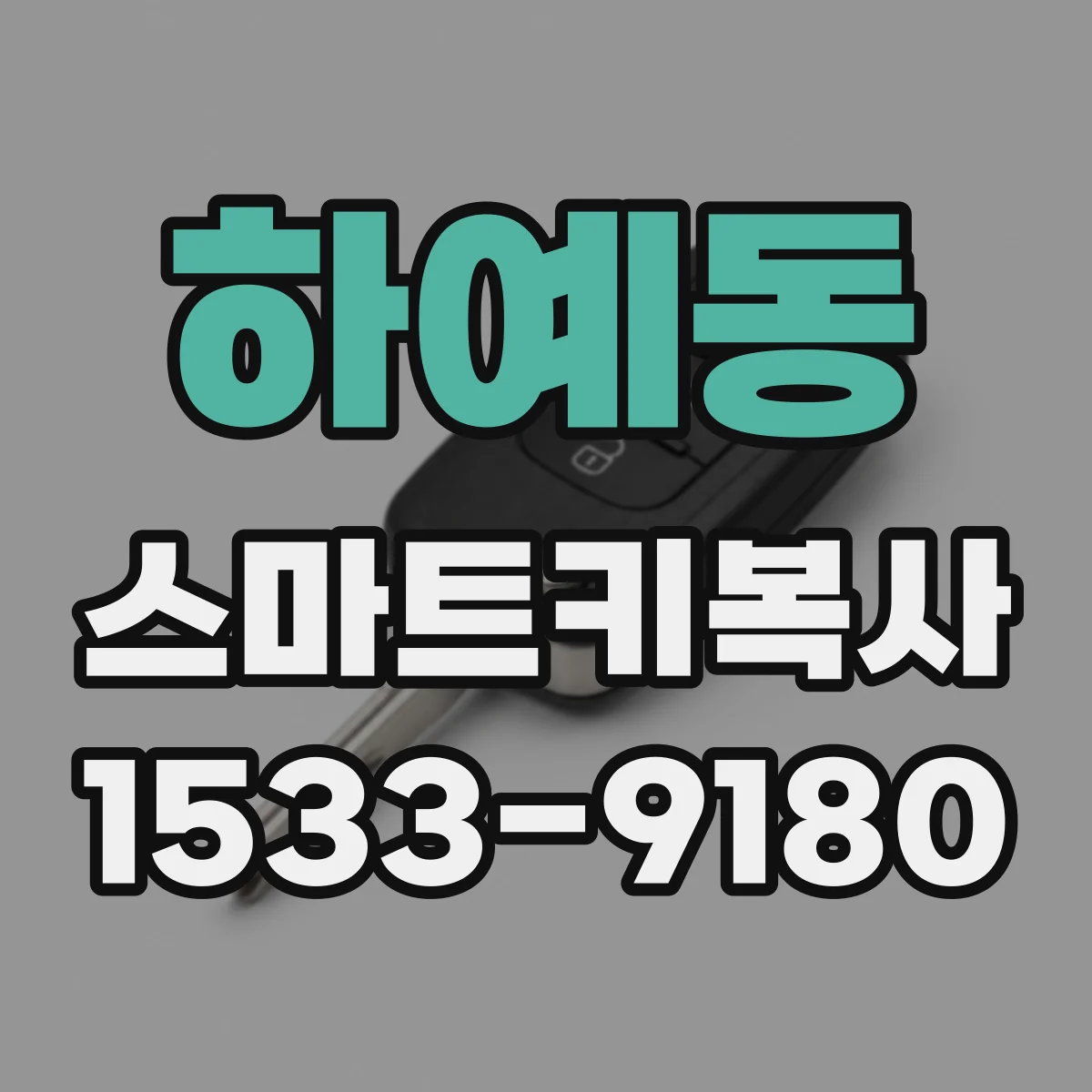 하예동 스마트키복사