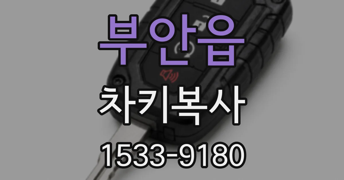 부안읍 차키복사