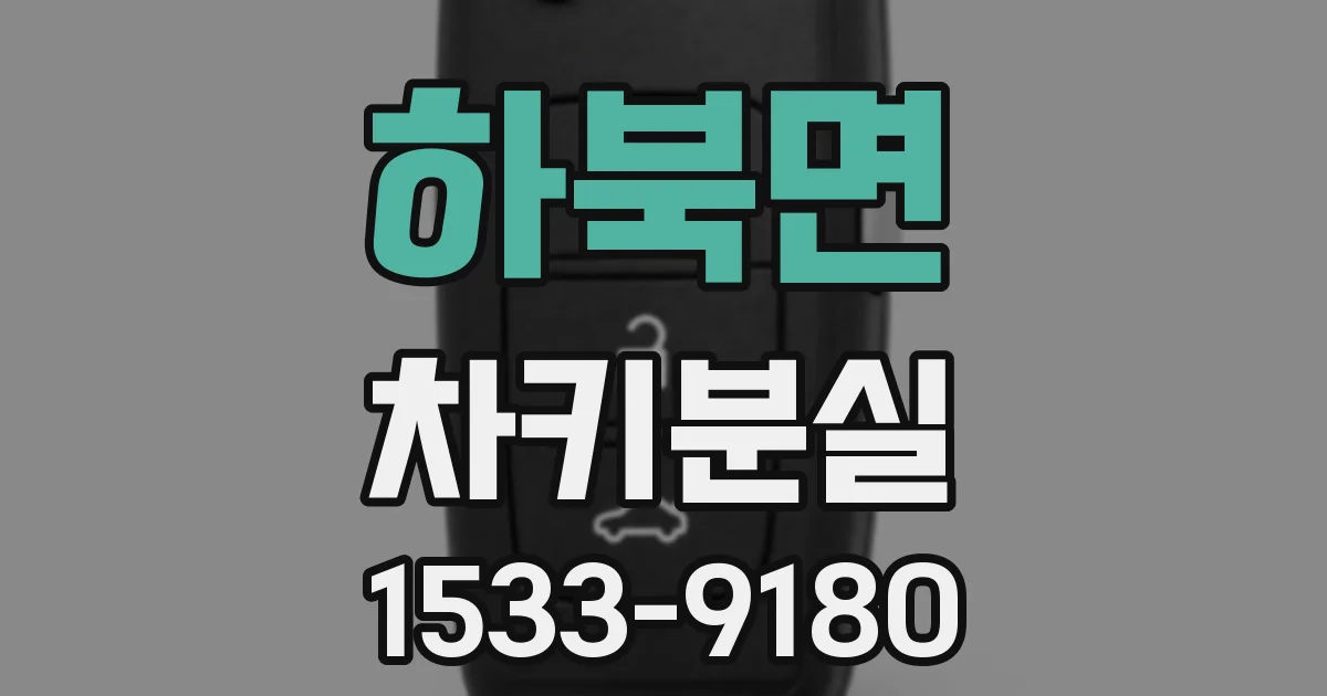 하북면 차키분실