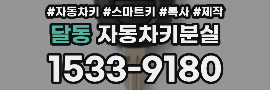 달동 자동차키분실