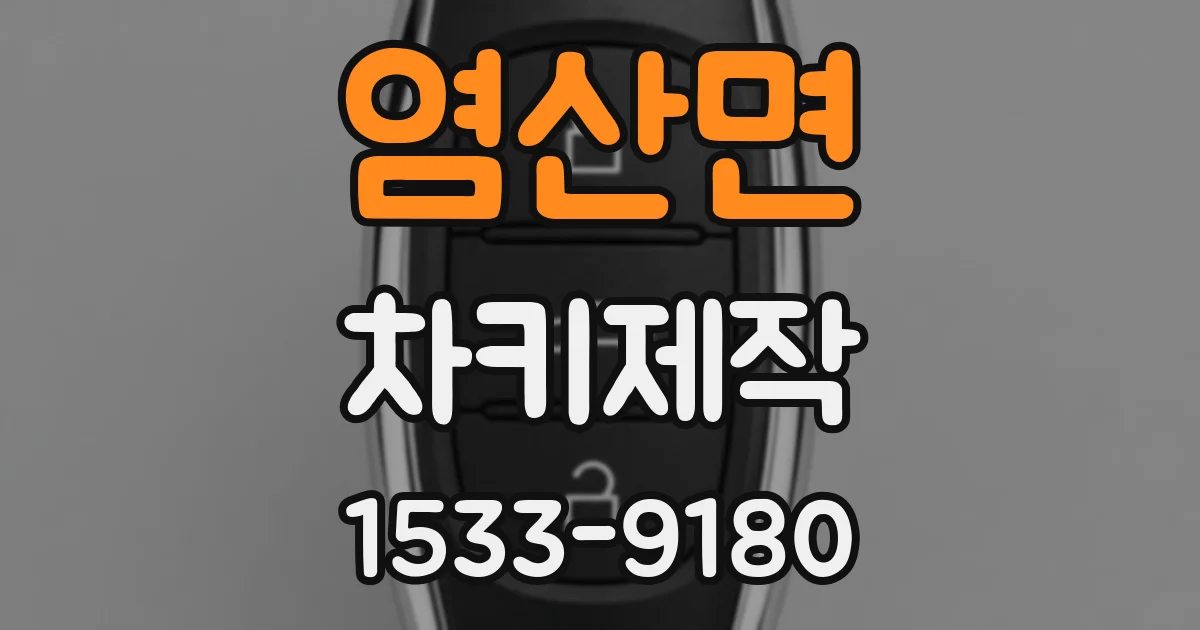 염산면 차키제작