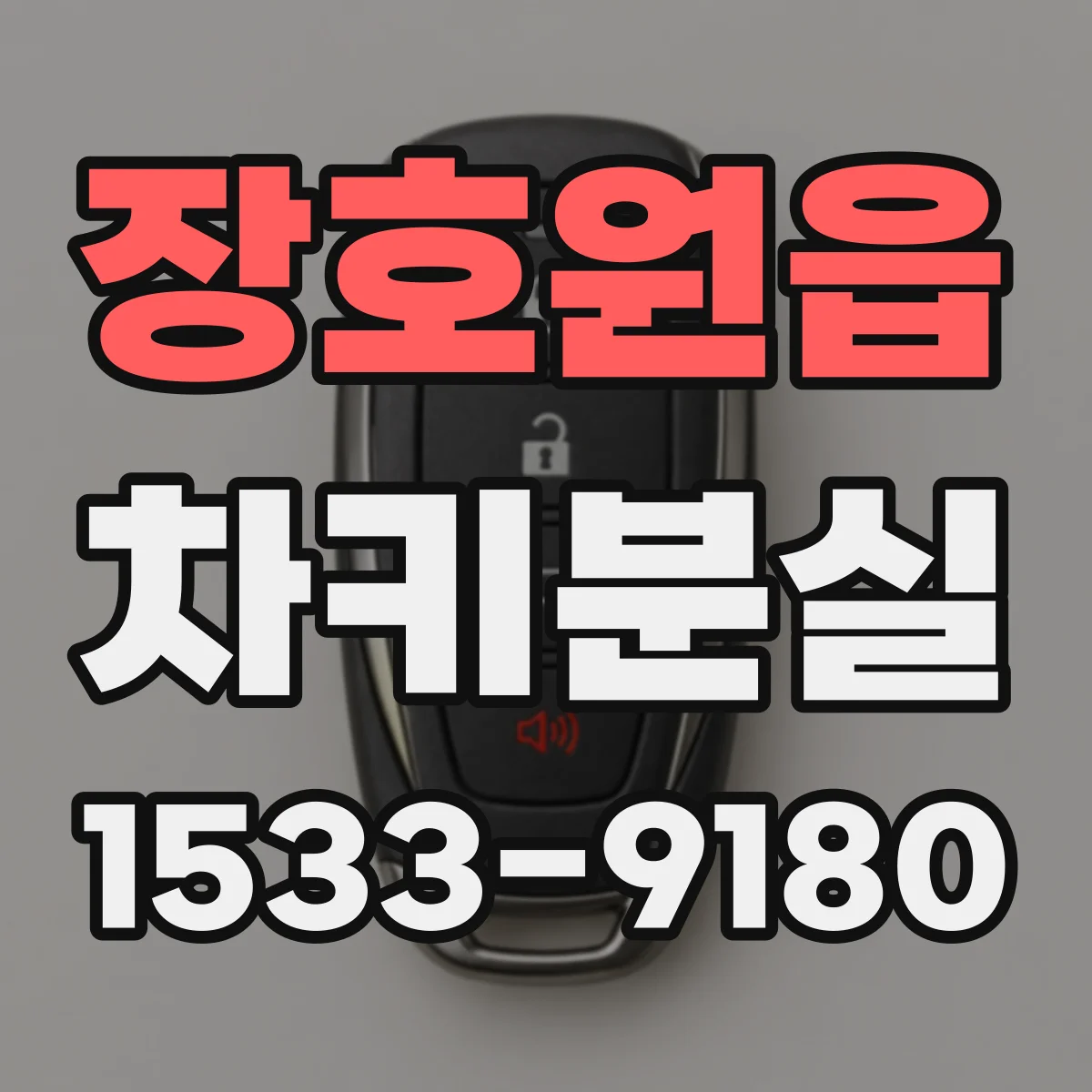 장호원읍 차키분실