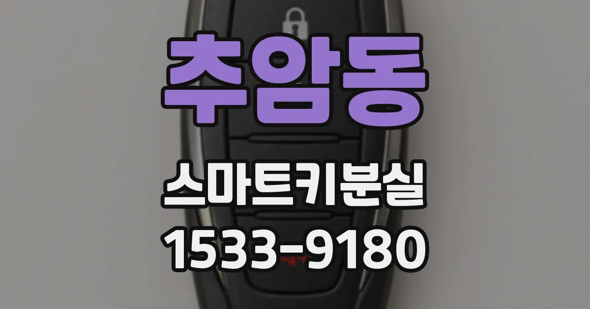 추암동 스마트키분실